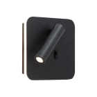 ROSSINI ILLUMINAZIONE - LAMPADA PARETE LED 3K NERA 3W+8W