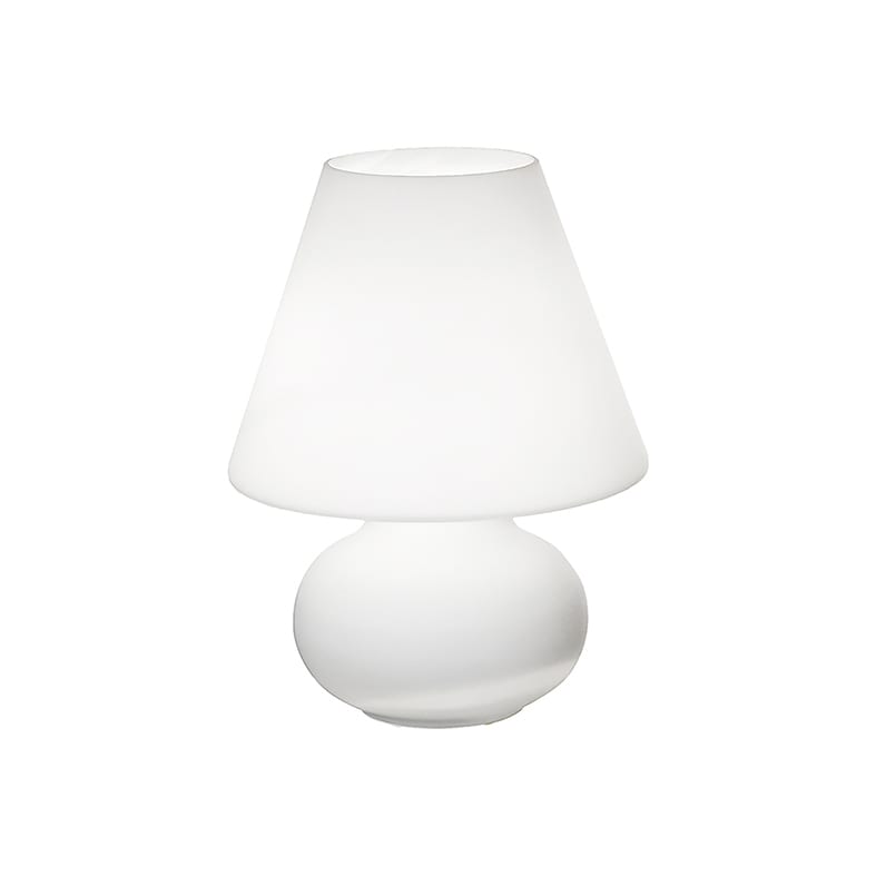 ROSSINI ILLUMINAZIONE - LAMPADA DA TAVOLO VETRO BIANCO LATT