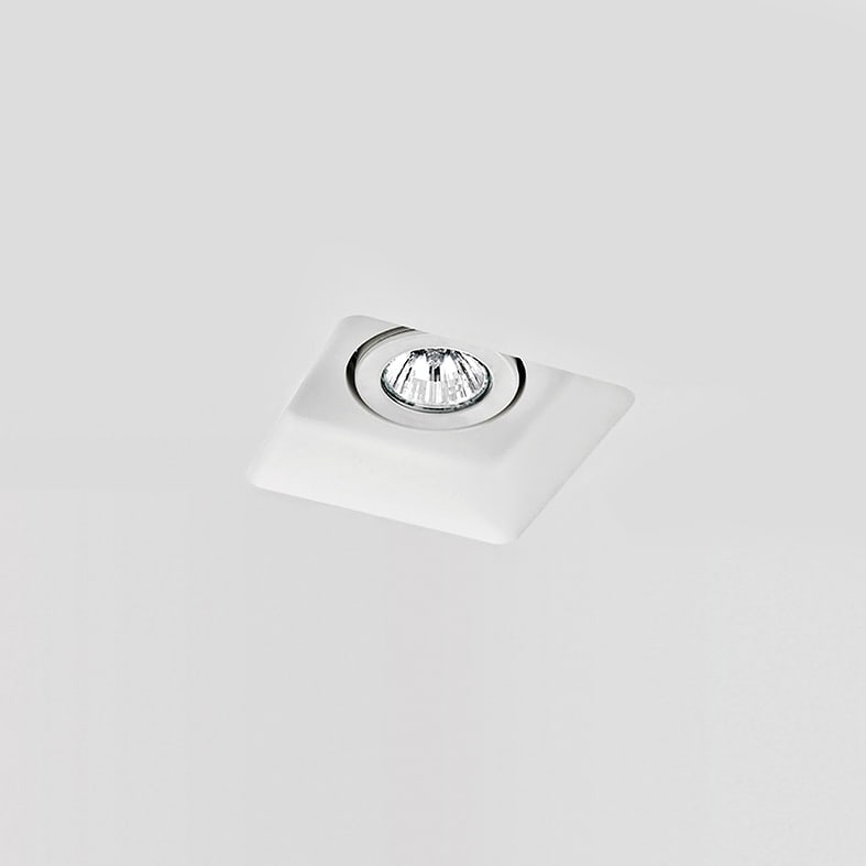 ROSSINI ILLUMINAZIONE - DOWNLIGHT QUADRATO ORIENTABILE IN GESSO