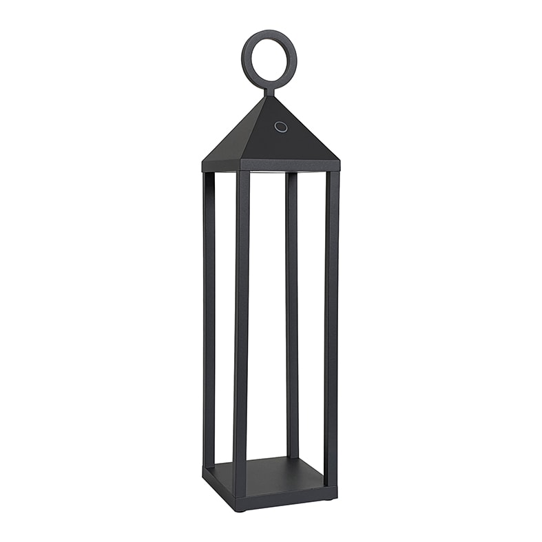 ROSSINI ILLUMINAZIONE - LAMPADA DA TAVOLO PORTATILE ANTRACITE LE