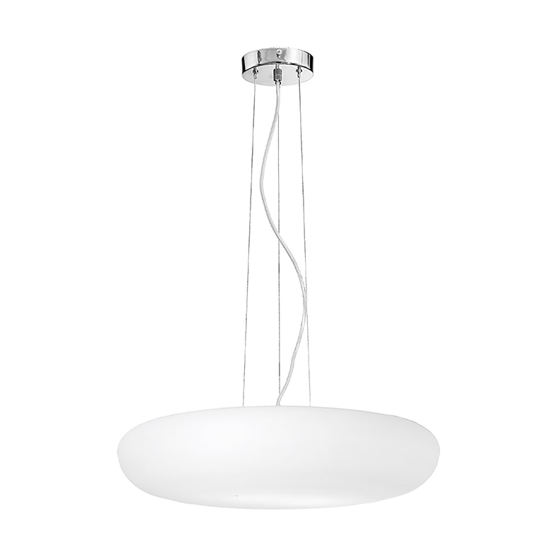 ROSSINI ILLUMINAZIONE - SOSPENSIONE IN VETRO BIANCO