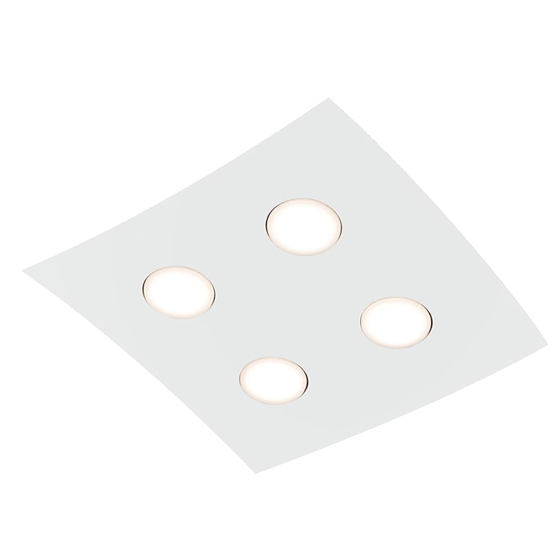 ROSSINI ILLUMINAZIONE - PLAFONIERA 4 ELEMENTI BIANCA GX53 IP20