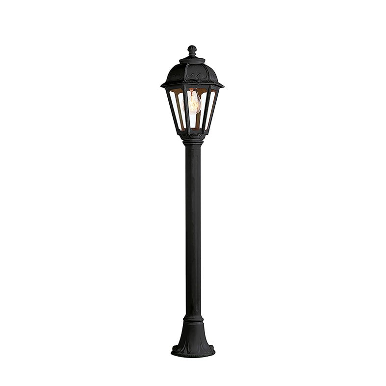 ROSSINI ILLUMINAZIONE - BOLLARD NERO E27 IP44 102CM