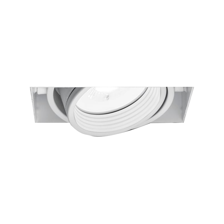 ROSSINI ILLUMINAZIONE - DOWNLIGHT QUADRATO RASATO CARDANICO BIAN