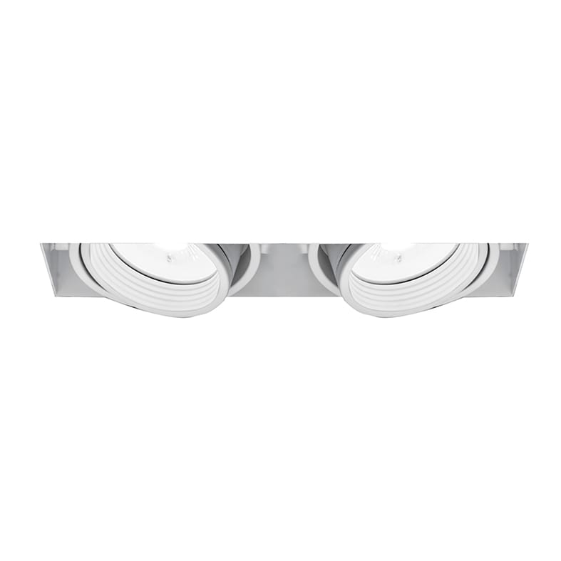 ROSSINI ILLUMINAZIONE - DOWNLIGHT DOPPIO QUADRATO RASATO CARDANI