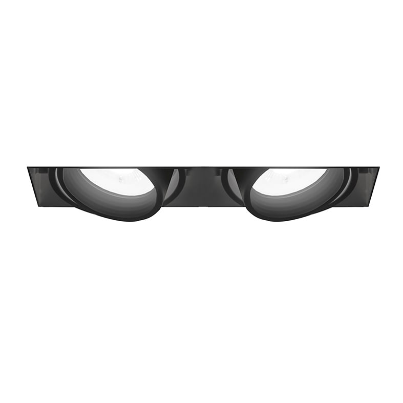 ROSSINI ILLUMINAZIONE - DOWNLIGHT DOPPIO QUADRATO RASATO CARDANI