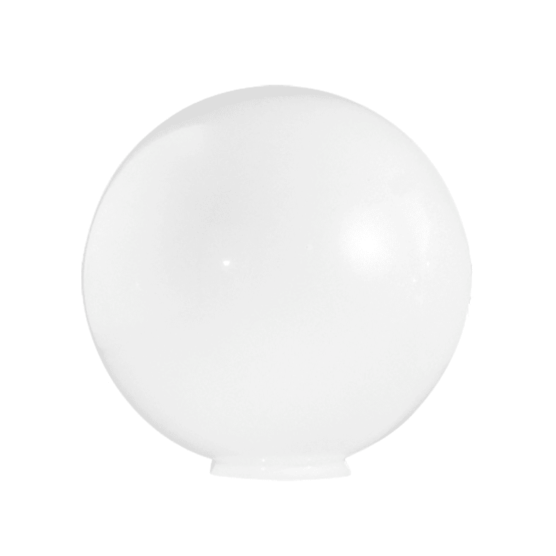 ROSSINI ILLUMINAZIONE - SFERA CON COLLO IN VETRO BIANCO LUCIDO D