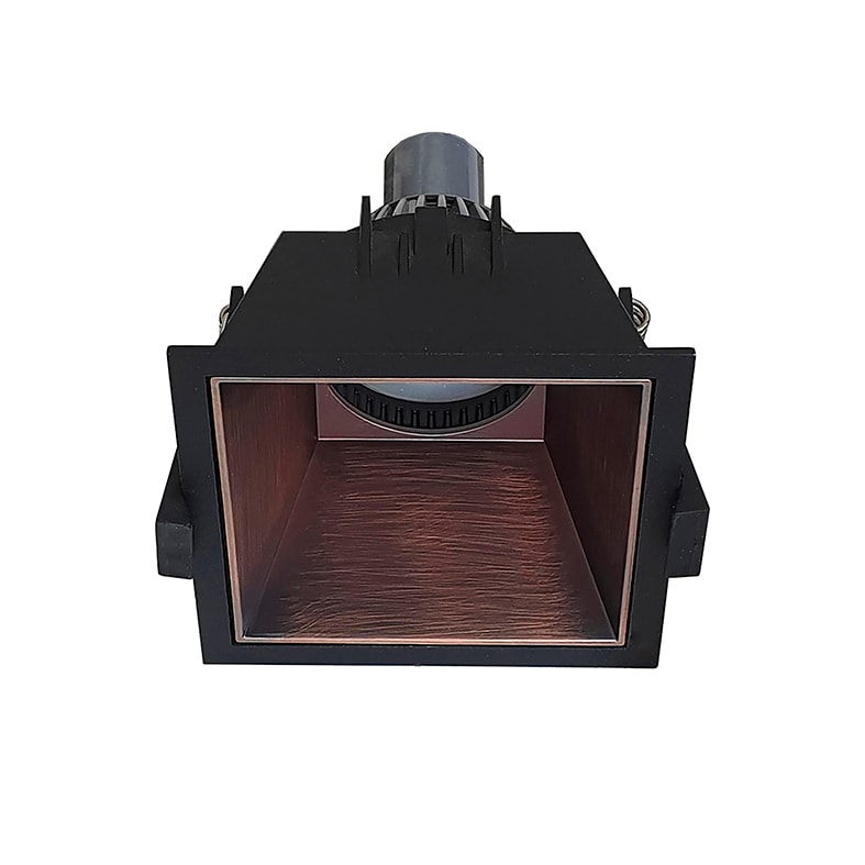 ROSSINI ILLUMINAZIONE - INCASSO GU10 1X13W QUADRATO BZ