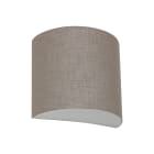 ROSSINI ILLUMINAZIONE - APPLIQUE CON PARALUME TORTORA E27 IP20