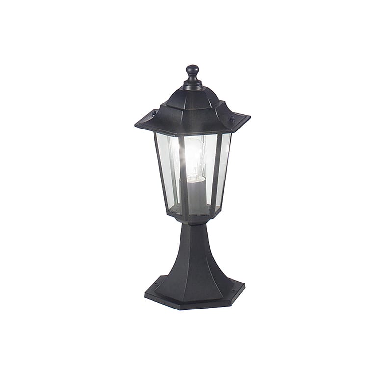 ROSSINI ILLUMINAZIONE - BOLLARD NERO E27 IP44 39CM