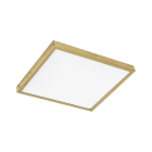 ROSSINI ILLUMINAZIONE - PLAFONIERA QUADRATA BIANCA/VETRO SATINATO LED 13W 2700K IP20 30CM 10630-30-OL