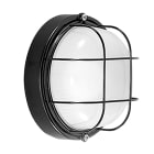 ROSSINI ILLUMINAZIONE - APPLIQUE/PLAFONIERA TONDA NERA E27 IP54 1696-N