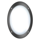 ROSSINI ILLUMINAZIONE - APPLIQUE/PLAFONIERA OVALE NERA E27 IP66 20570-N
