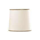 ROSSINI ILLUMINAZIONE - PARALUME IN TESSUTO SHANTUNG AVORIO ATTACCO E27 280MM 4007-28-AV