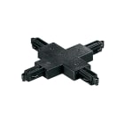 ROSSINI ILLUMINAZIONE - GIUNTO ELETTRICO A X SINISTRO NERO PER SQUASH STANDARD 6009-N