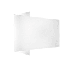 ROSSINI ILLUMINAZIONE - APPLIQUE IN VETRO BIANCO ACIDATO E27 IP20 A.1075-B