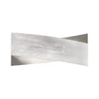 ROSSINI ILLUMINAZIONE - APPLIQUE NICHEL SPAZZOLATO/FOGLIA ARGENTO R7S117 IP20 A.1664-ARG