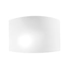 ROSSINI ILLUMINAZIONE - APPLIQUE IN VETRO BIANCO SATINATO E27 IP20 16CM A.3342-15