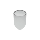 ROSSINI ILLUMINAZIONE - ROSONE PER CAVO IN ACCIAIO IN PLASTICA BIANCA AIK023B