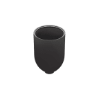 ROSSINI ILLUMINAZIONE - ROSONE PER CAVO IN ACCIAIO IN PLASTICA NERA AIK023N