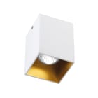 ROSSINI ILLUMINAZIONE - DOWNLIGHT A PLAFONE QUADRATO BIANCO-ORO SATINATO GU10 IP20 ARG001BOS