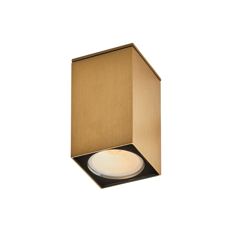 ROSSINI ILLUMINAZIONE - DOWNLIGHT A PLAFONE QUADRATO ORO CON LAM ARG10130BOR