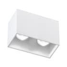 ROSSINI ILLUMINAZIONE - DOWNLIGHT A PLAFONE QUADRATO BIANCO 2XGU ARG201B
