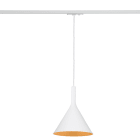 ROSSINI ILLUMINAZIONE - SOSPENSIONE PER BINARIO MONOFASE BIANCO/ORO SATINATO E14 IP20 ASI104BOS