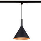 ROSSINI ILLUMINAZIONE - SOSPENSIONE PER BINARIO TRIFASE NERO/ORO SATINATO E27 IP20 ASI203N