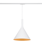 ROSSINI ILLUMINAZIONE - SOSPENSIONE PER BINARIO MONOFASE BIANCO/ORO SATINATO E27 IP20 ASI204BOS