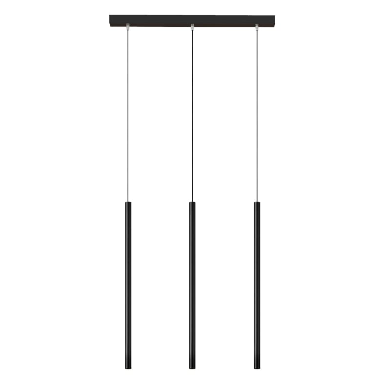 ROSSINI ILLUMINAZIONE - SOSPENSIONE 3 ELEMENTI LINEARE NERA/NERA AXI203NN