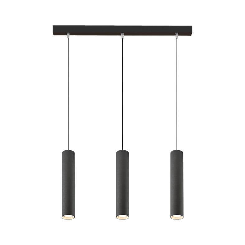 ROSSINI ILLUMINAZIONE - SOSPENSIONE 3 ELEMENTI LINEARE NERA/TITA AXI403NTI