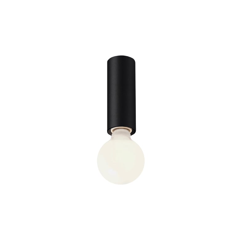 ROSSINI ILLUMINAZIONE - PLAFONIERA NERA E27 60W IP20 15CM