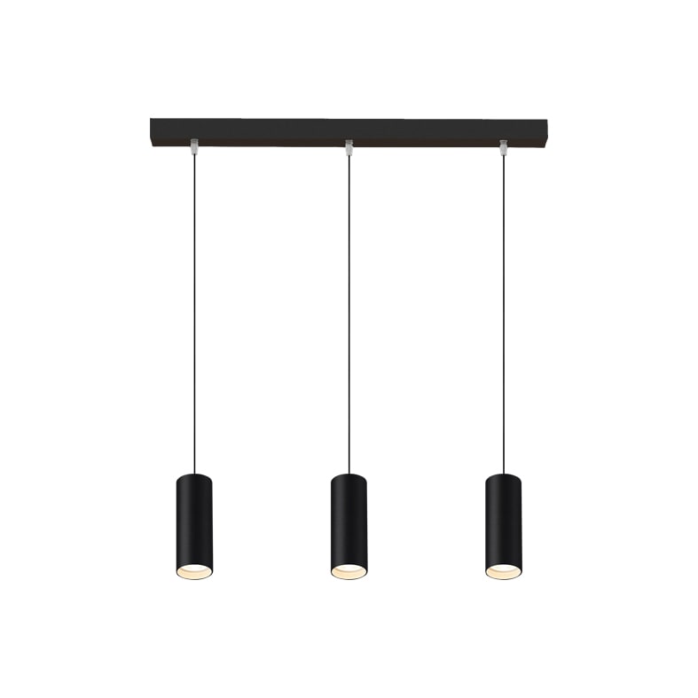 ROSSINI ILLUMINAZIONE - SOSPENSIONE 3 ELEMENTI LINEARE NERA/NERA AXI420NN