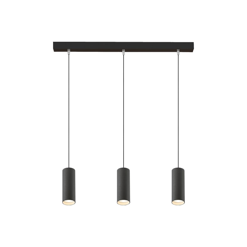 ROSSINI ILLUMINAZIONE - SOSPENSIONE 3 ELEMENTI LINEARE NERA/TITA AXI420NTI