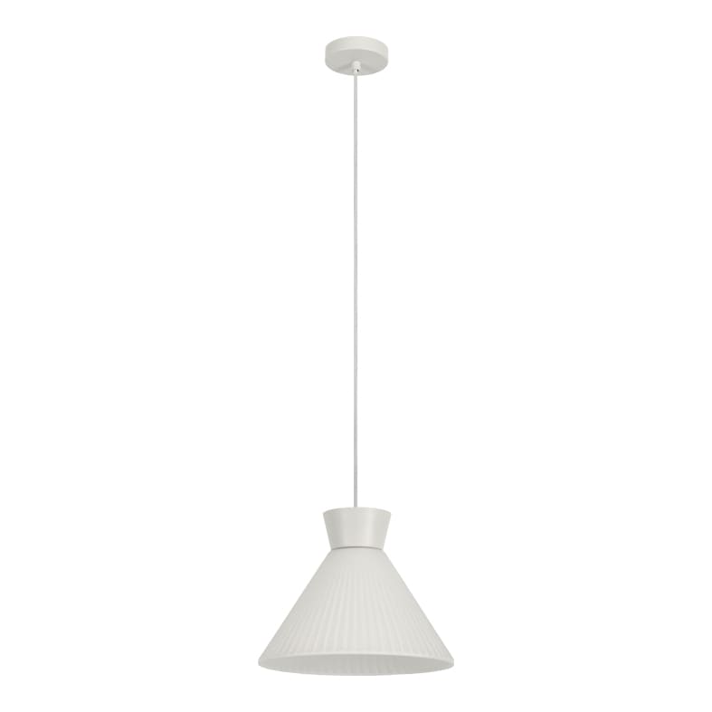 ROSSINI ILLUMINAZIONE - SOSPENSIONE BIANCA/VETRO BIANCO SATINATO BEA001B