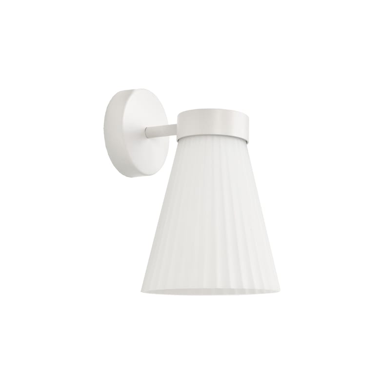 ROSSINI ILLUMINAZIONE - APPLIQUE BIANCA/VETRO BIANCO SATINATO PL BEA003B