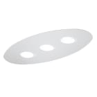 ROSSINI ILLUMINAZIONE - PLAFONIERA 3 ELEMENTI BIANCA GX53 IP20 BUB002BGX53