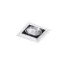 ROSSINI ILLUMINAZIONE - DOWNLIGHT QUADRATO BIANCO LED 7W 65° IP20 3000K CRI80