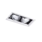 ROSSINI ILLUMINAZIONE - DOWNLIGHT QUADRATO DOPPIO BIANCO LED 14W 65° IP20 3000K CRI80 BYT003