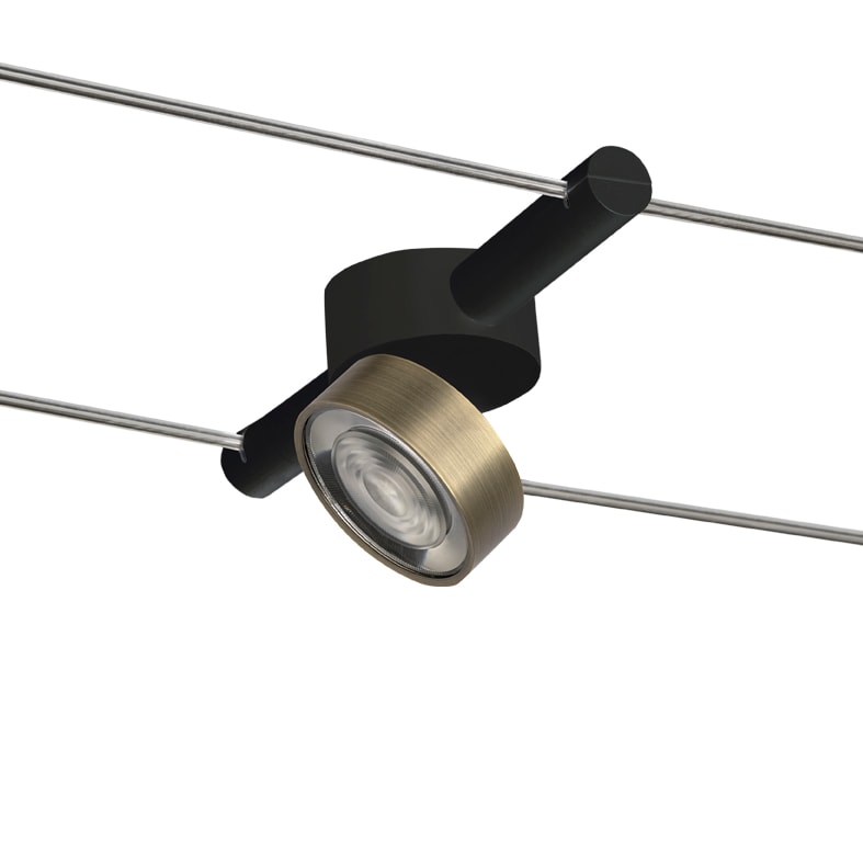 ROSSINI ILLUMINAZIONE - SISTEMA A TESATA NERO/BRONZO LED 13W 38 CAB018BR