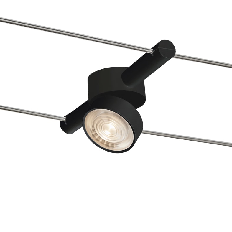 ROSSINI ILLUMINAZIONE - SISTEMA A TESATA NERO/NERO LED 13W 38 IP CAB018N