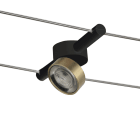 ROSSINI ILLUMINAZIONE - SISTEMA A TESATA NERO/ORO LED 13W 38 IP2 CAB018OR