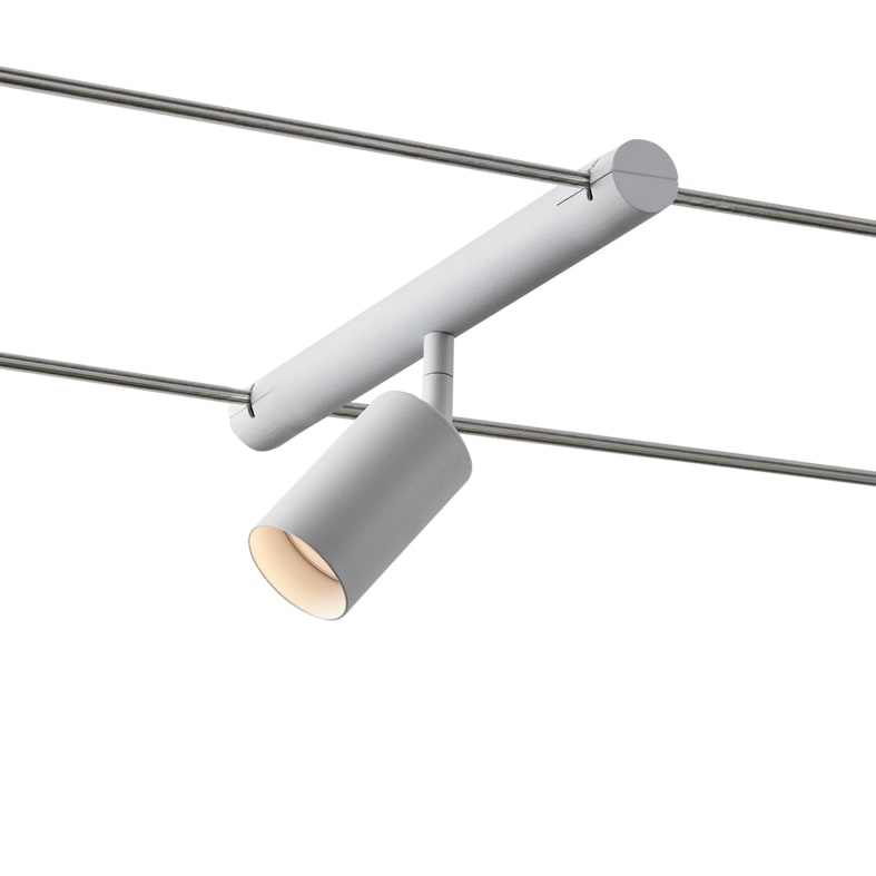 ROSSINI ILLUMINAZIONE - SISTEMA A TESATA BIANCO GU10 IP20 CAB402B