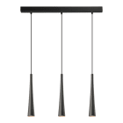 ROSSINI ILLUMINAZIONE - SOSPENSIONE 3 ELEMENTI LINEARE NERA/TITA COR114NTI