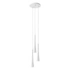 ROSSINI ILLUMINAZIONE - SOSPENSIONE 3 ELEMENTI TONDA BIANCA/BIAN COR115BB