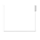 ROSSINI ILLUMINAZIONE - SOSPENSIONE ORIZZONTALE BIANCA LED 18W IP20 3000K CRI90 DAS104B