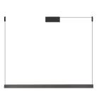 ROSSINI ILLUMINAZIONE - SOSPENSIONE ORIZZONTALE N/TI LED 42W IP2 DAS205TI