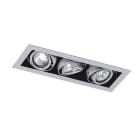 ROSSINI ILLUMINAZIONE - DOWNLIGHT TRIPLO QUADRATO CARDANICO GRIGIO GU10 IP20 DIG003GR