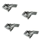 ROSSINI ILLUMINAZIONE - KIT MOLLE PER FISSAGGIO IN CARTONGESSO IN ALLUMINIO PER DRACMA 4PZ DRC001SP